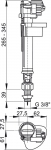 Клапан для унитаза ALKAPLAST A17 3/8" нижняя подводка